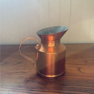 Spartan Copper Pitcher with Handle